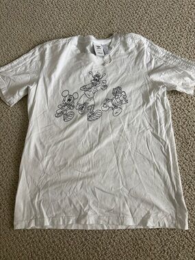Adidas MICKEY MOUSE AND FRIENDS GOOFY TEE Graphic Disney Shirt Top Mens M